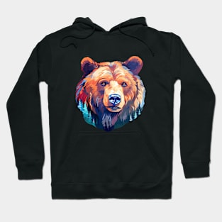 Grizzly Bear Animal World Wildlife Beauty Discovery Hoodie